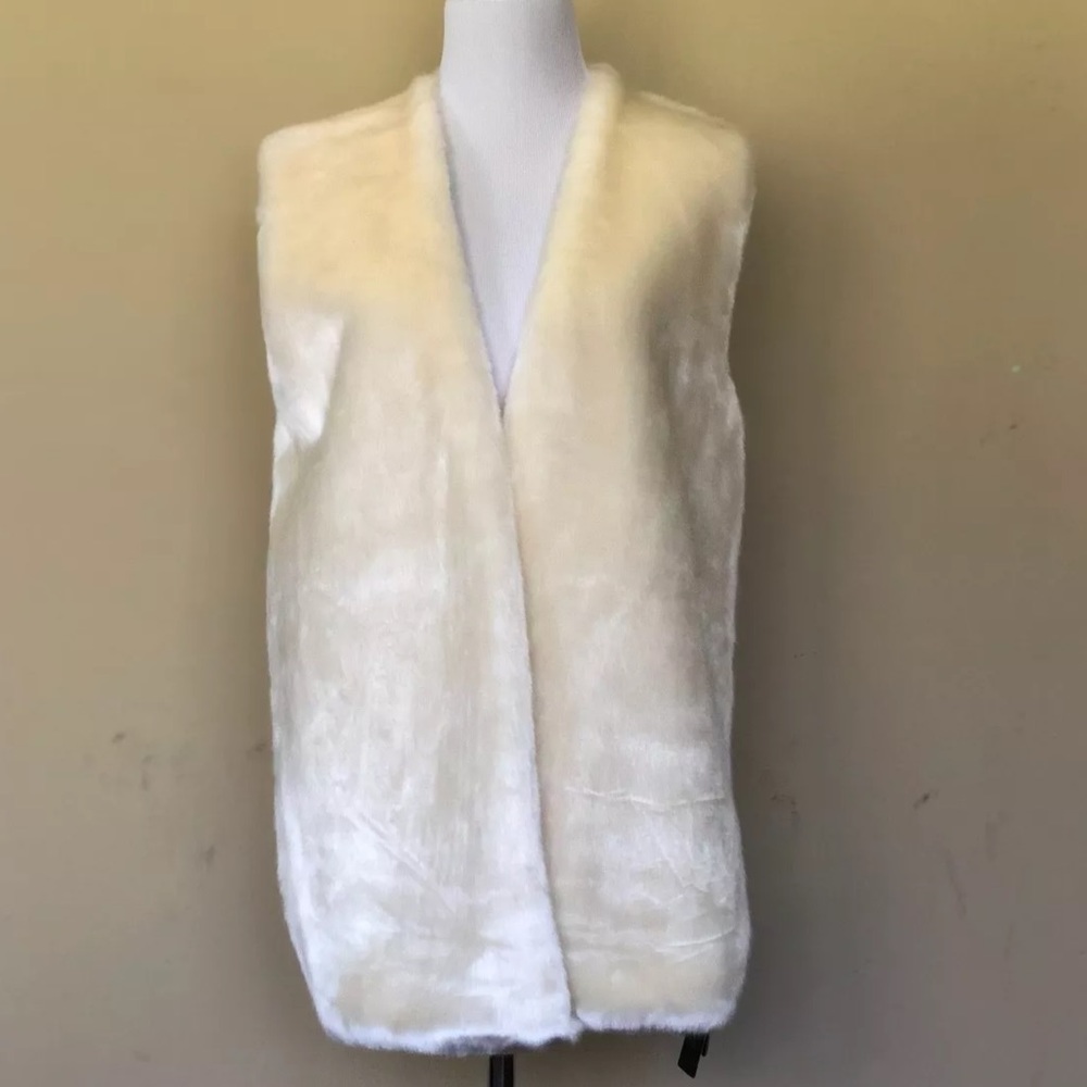 Armani Exchange Faux Fur Sweater Vest